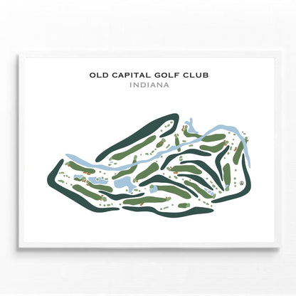 Old Capital Golf Club, Indiana - Printed Golf Courses