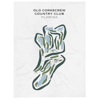 Old Corkscrew Country Club, Florida - Printed Golf Courses