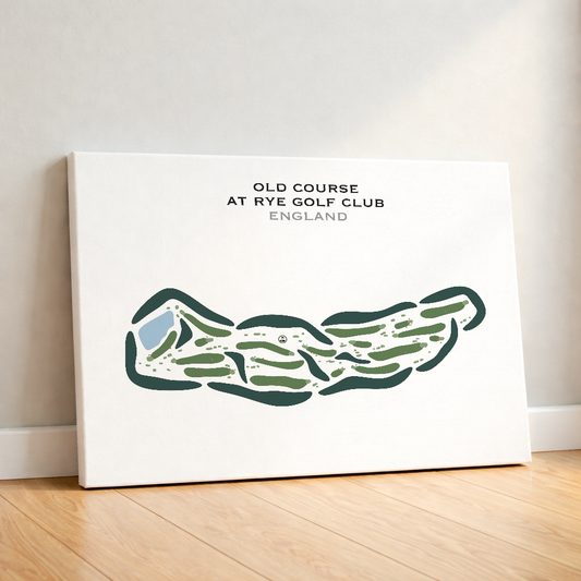Old Course at Rye Golf Club, England - Printed Golf Courses