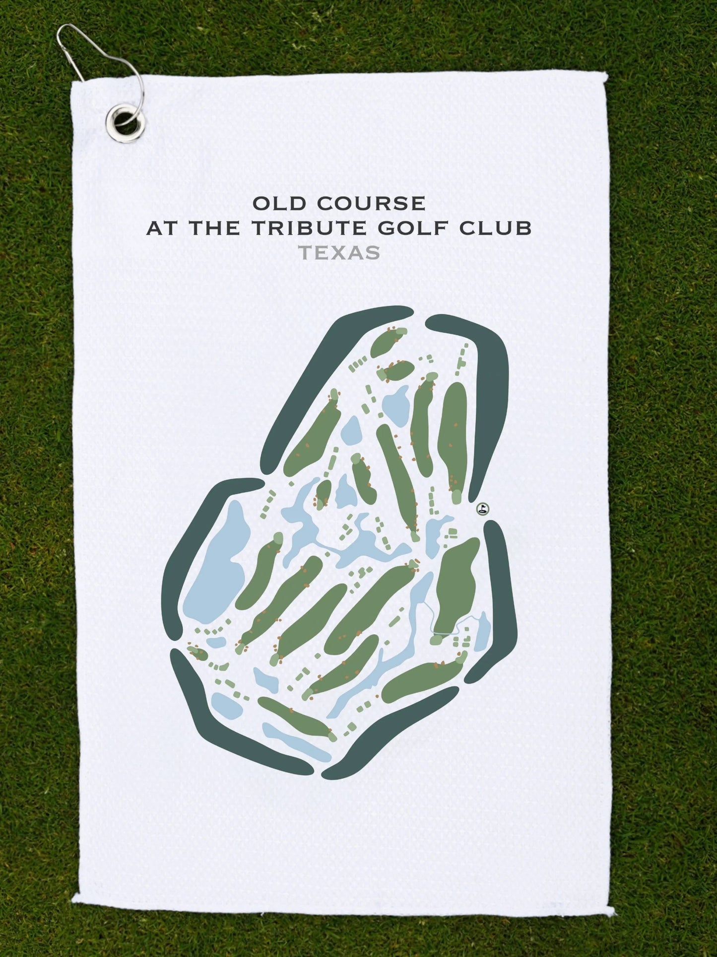 Old Course at The Tribute Golf Club, Texas - Printed Golf Courses