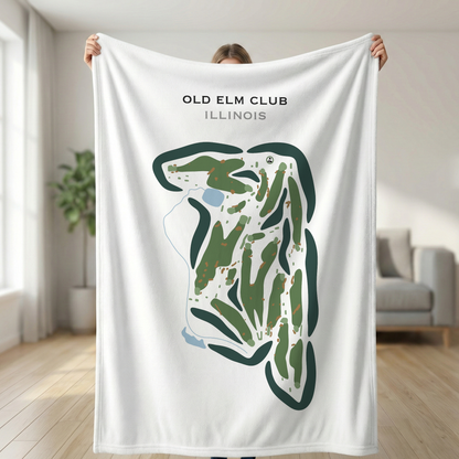 Old Elm Club, Illinois - Printed Golf Course
