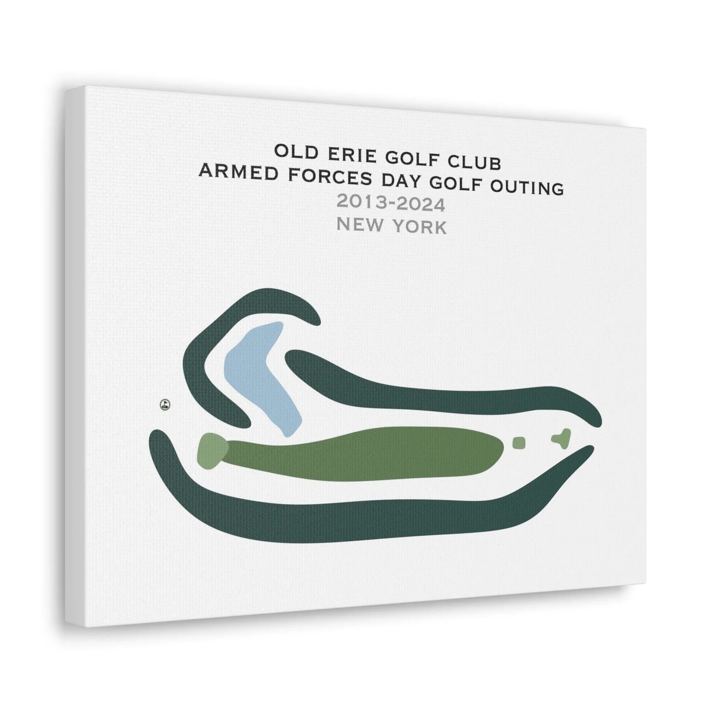 Old Erie Golf Club, New York | Hole #2 - Printed Golf Courses