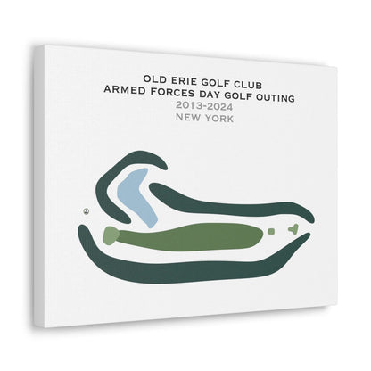 Old Erie Golf Club, New York | Hole #2 - Printed Golf Courses