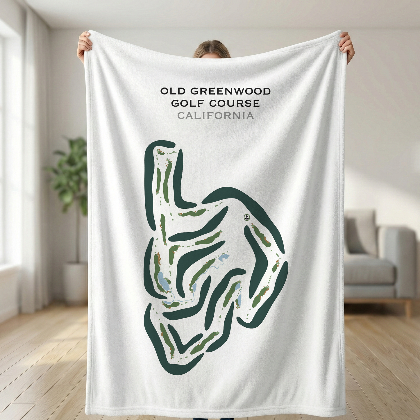 Old Greenwood Golf Course, California - Printed Golf Courses