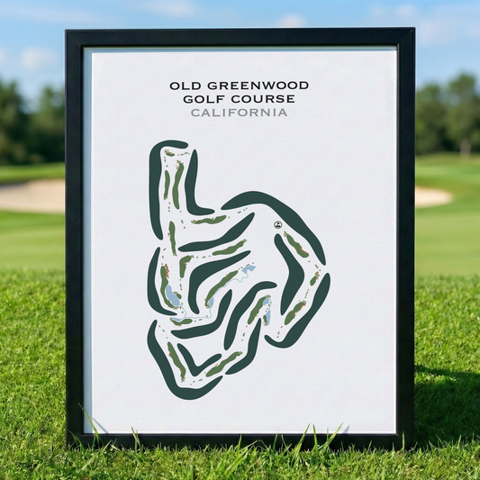 Old Greenwood Golf Course, California - Printed Golf Courses