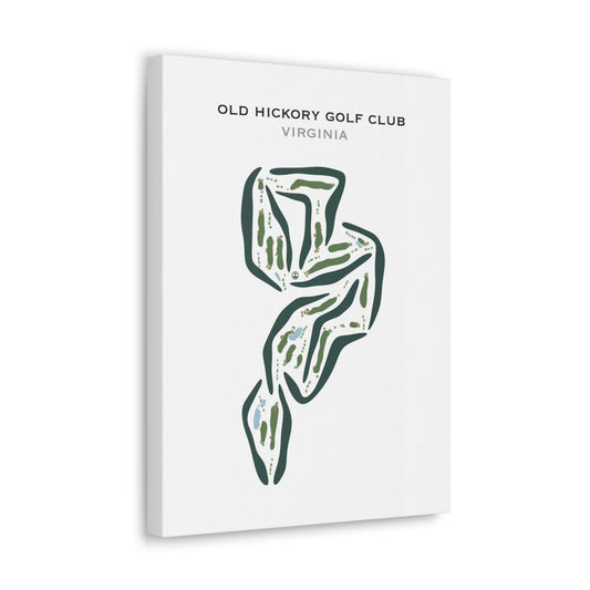 Old Hickory Golf Club, Virginia - Printed Golf Courses