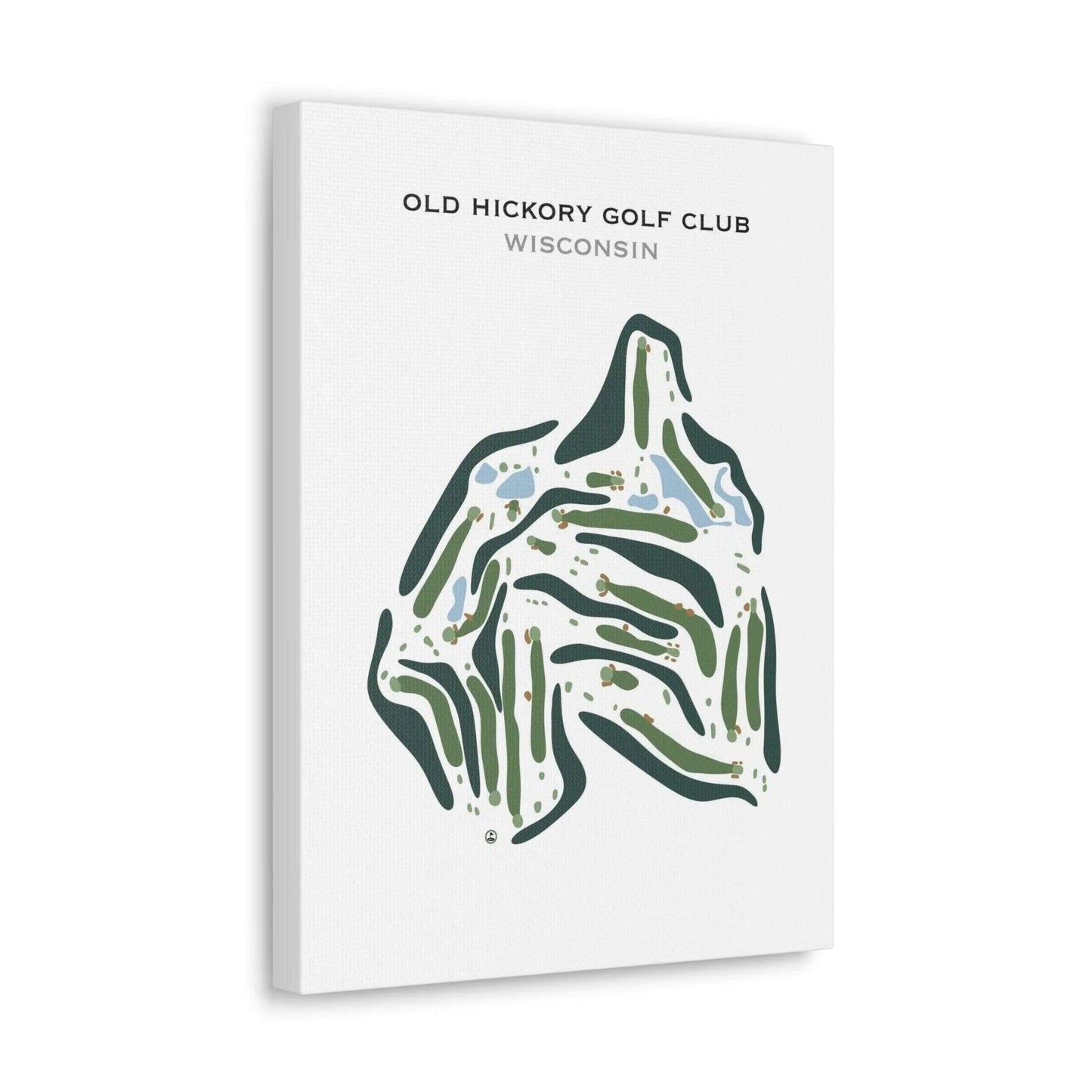 Old Hickory Golf Club, Wisconsin - Printed Golf Course