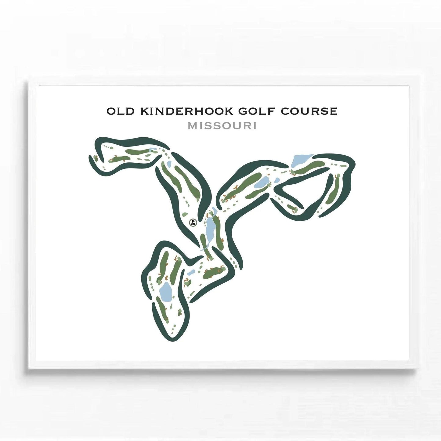 Old Kinderhook Golf Course, Missouri - Printed Golf Courses