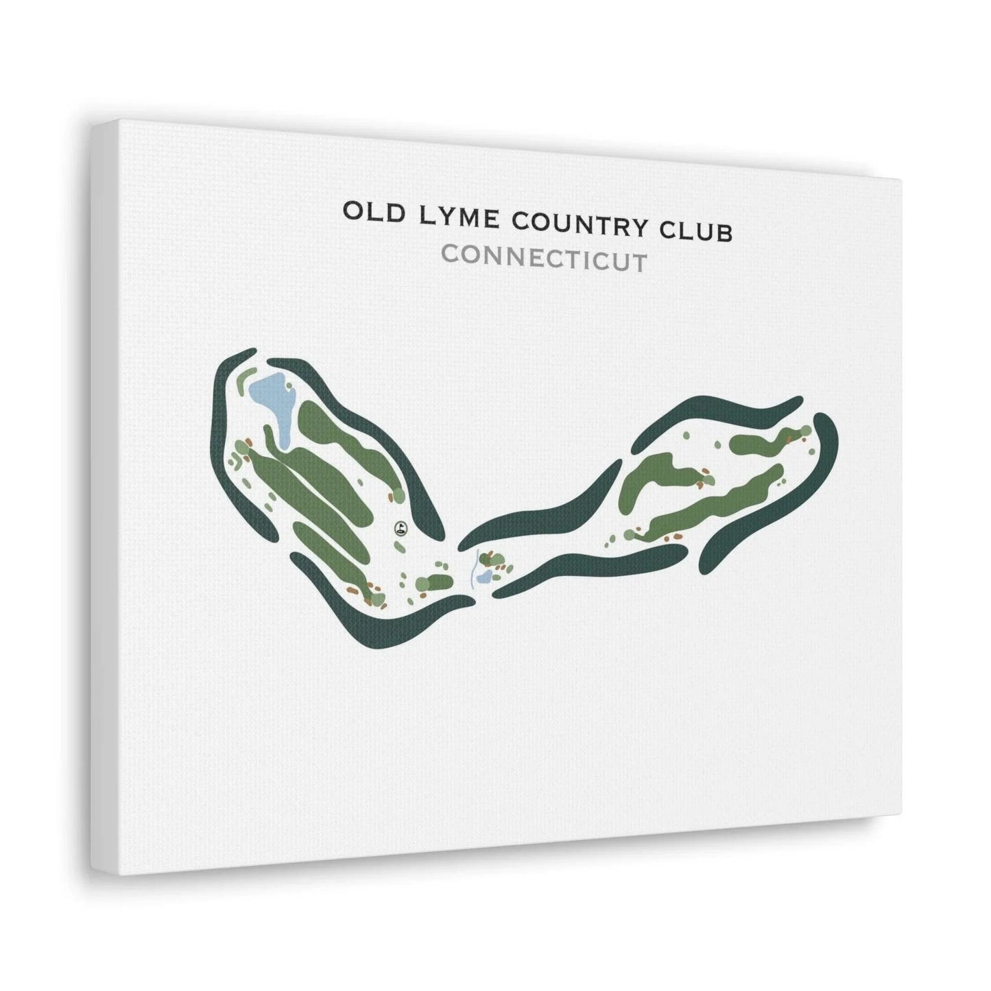 Old Lyme Country Club, Connecticut - Printed Golf Course