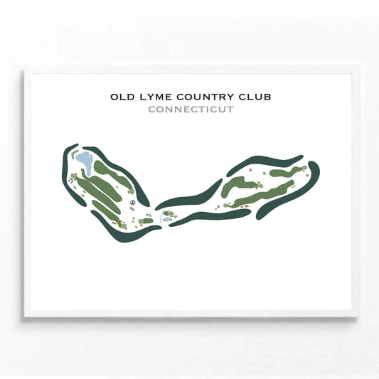 Old Lyme Country Club, Connecticut - Printed Golf Course