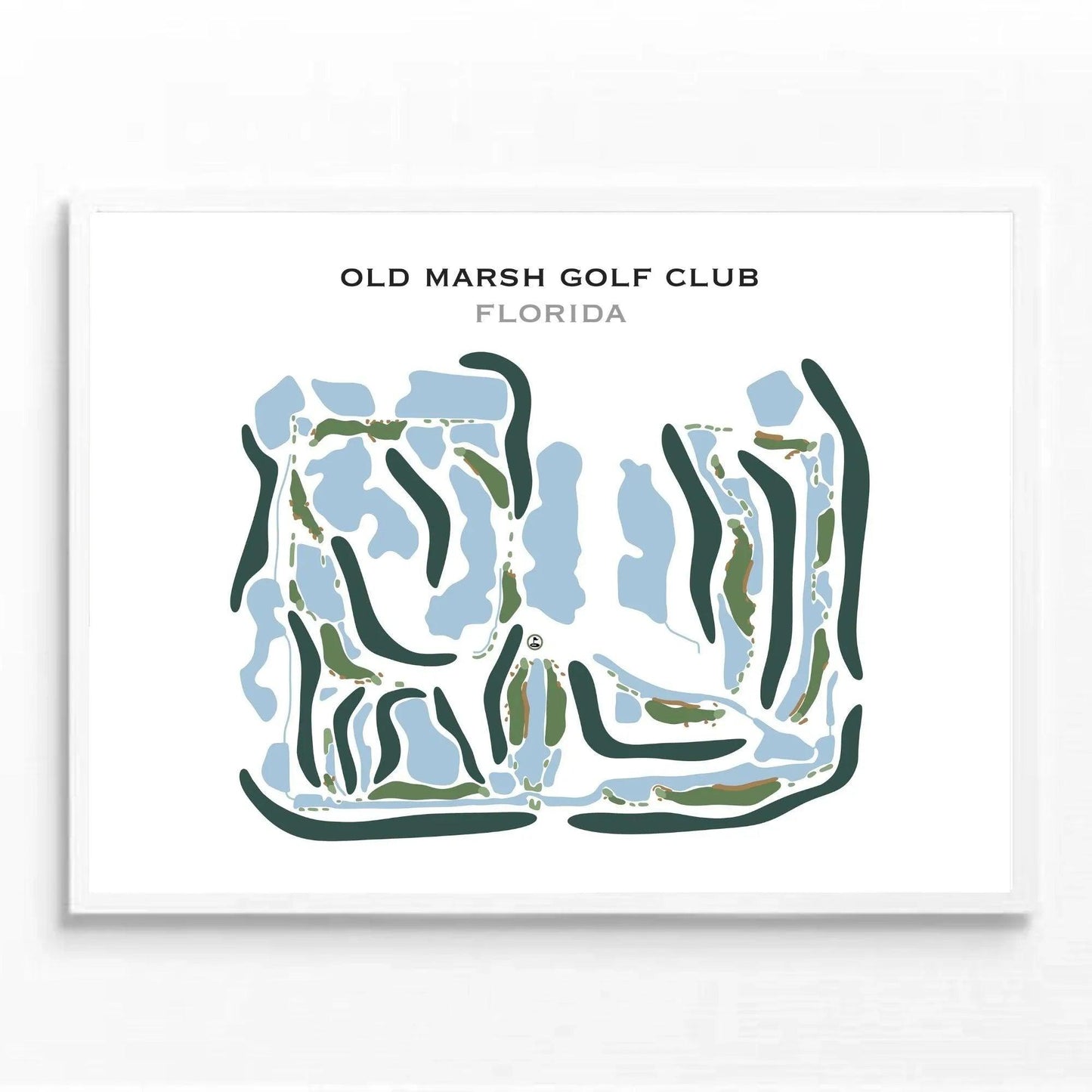 Old Marsh Golf Club, Florida - Printed Golf Course