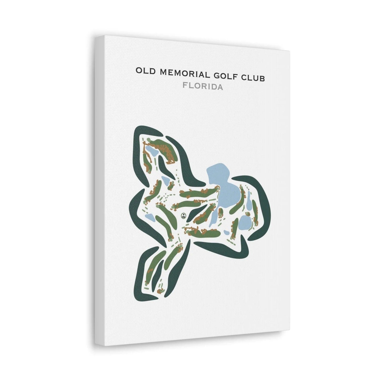 Old Memorial Golf Club, Florida - Printed Golf Courses