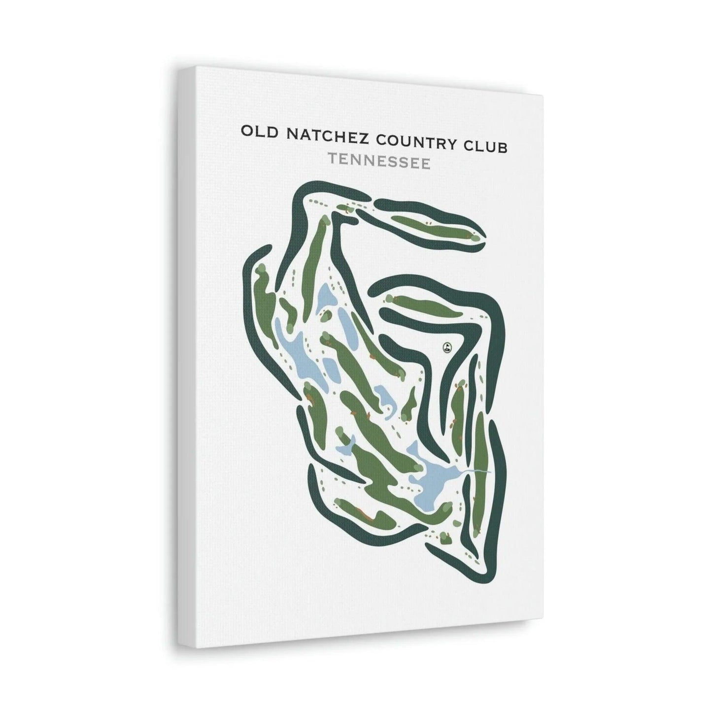 Old Natchez Country Club, Tennessee - Printed Golf Courses