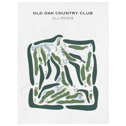 Old Oak Country Club, Illinois - Printed Golf Courses