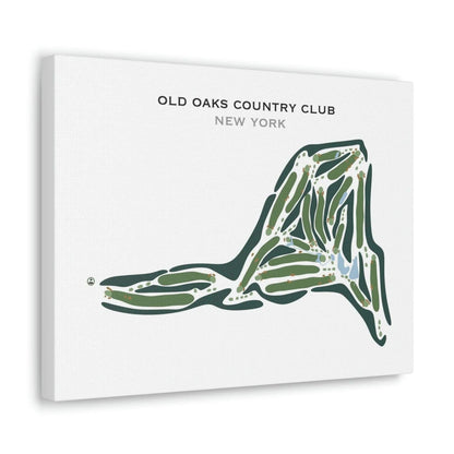 Old Oaks Country Club, New York - Printed Golf Courses
