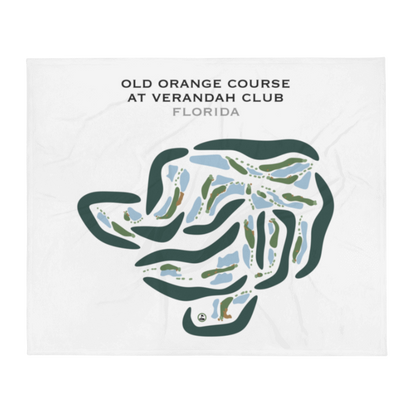 Old Orange Course at Verandah Club, Florida - Printed Golf Courses