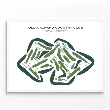 Old Orchard Country Club, New Jersey - Printed Golf Courses