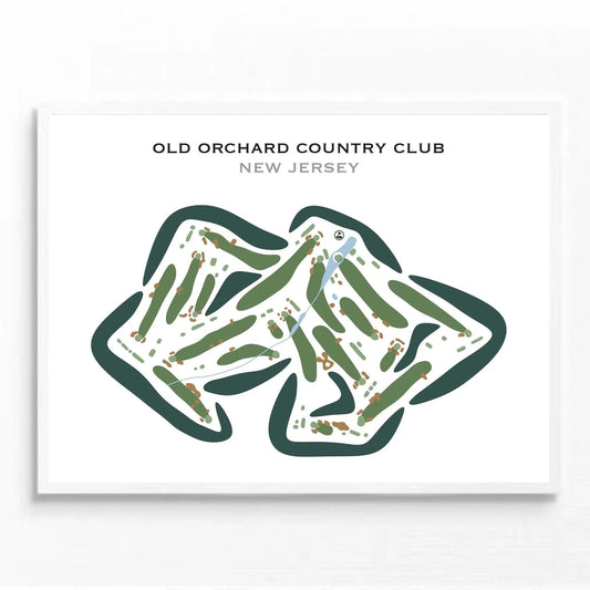 Old Orchard Country Club, New Jersey - Printed Golf Courses