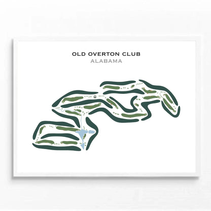 Old Overton Club, Alabama - Printed Golf Courses