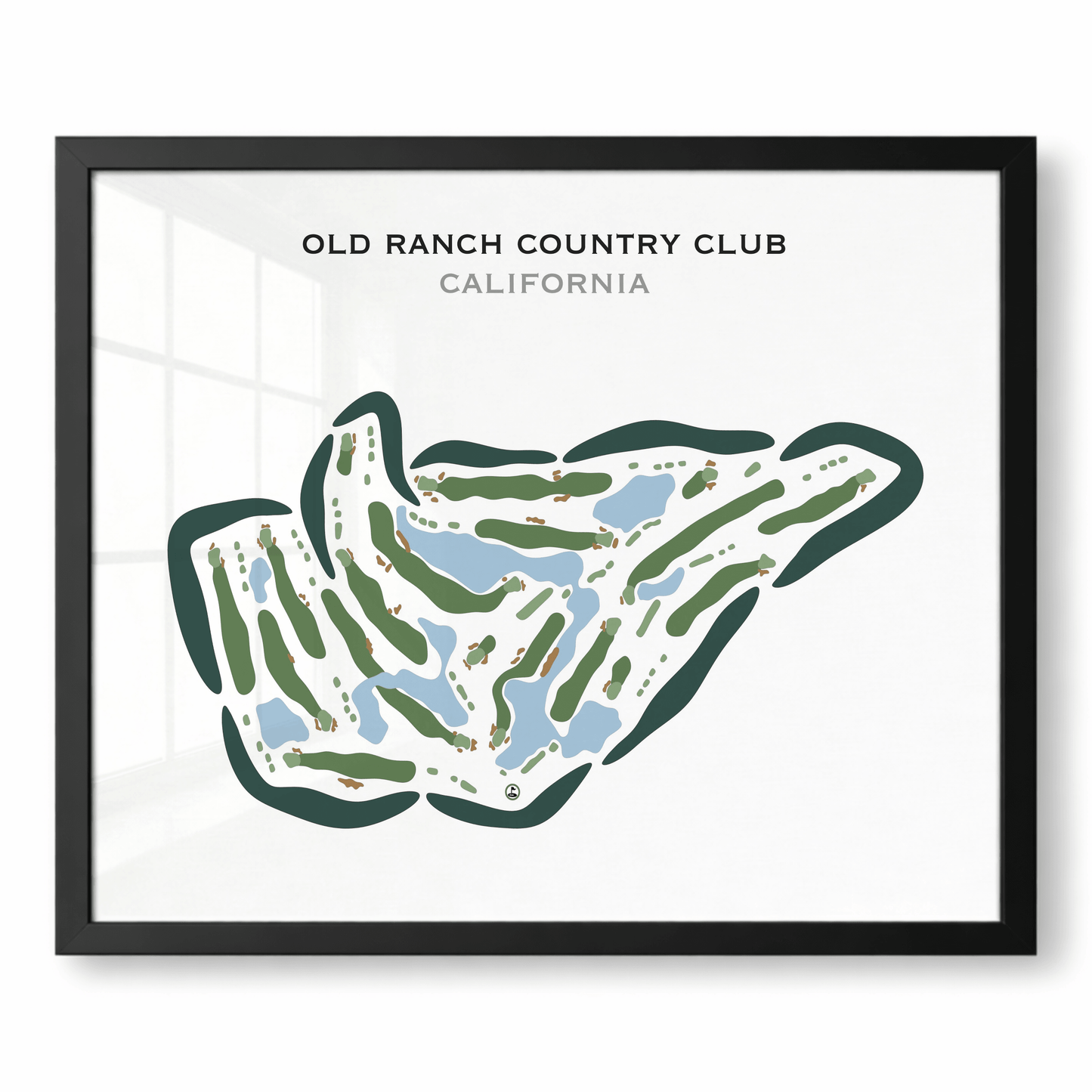 Old Ranch Country Club, California - Printed Golf Course
