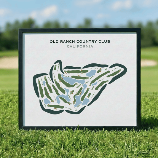 Old Ranch Country Club, California - Printed Golf Course