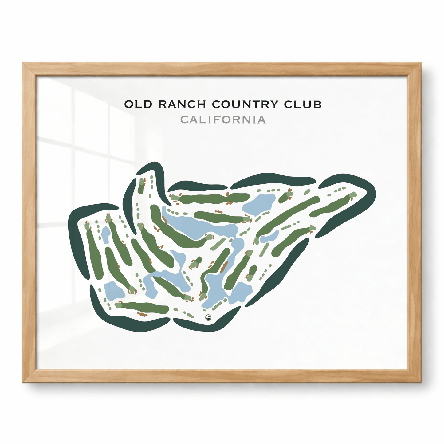 Old Ranch Country Club, California - Printed Golf Course