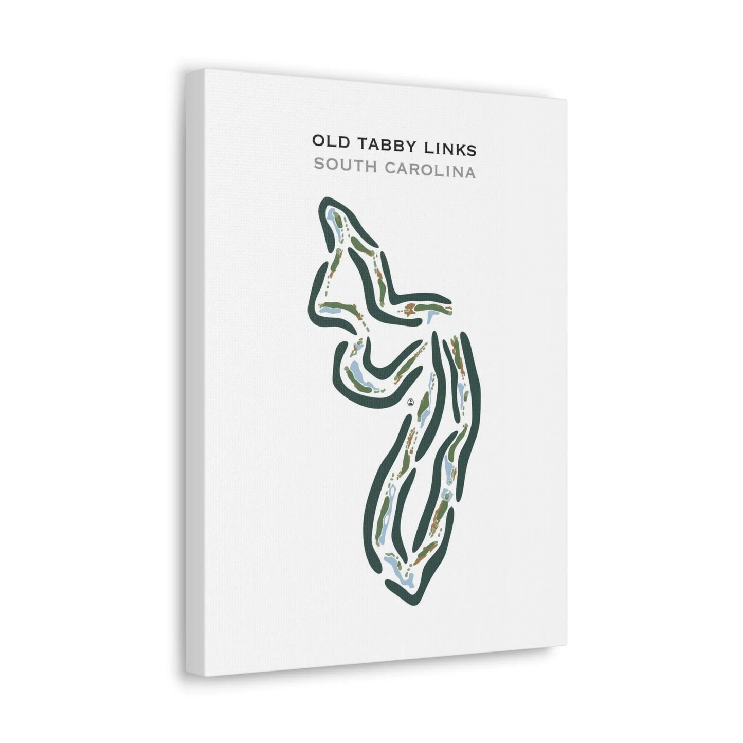 Old Tabby Golf Links, South Carolina - Printed Golf Course