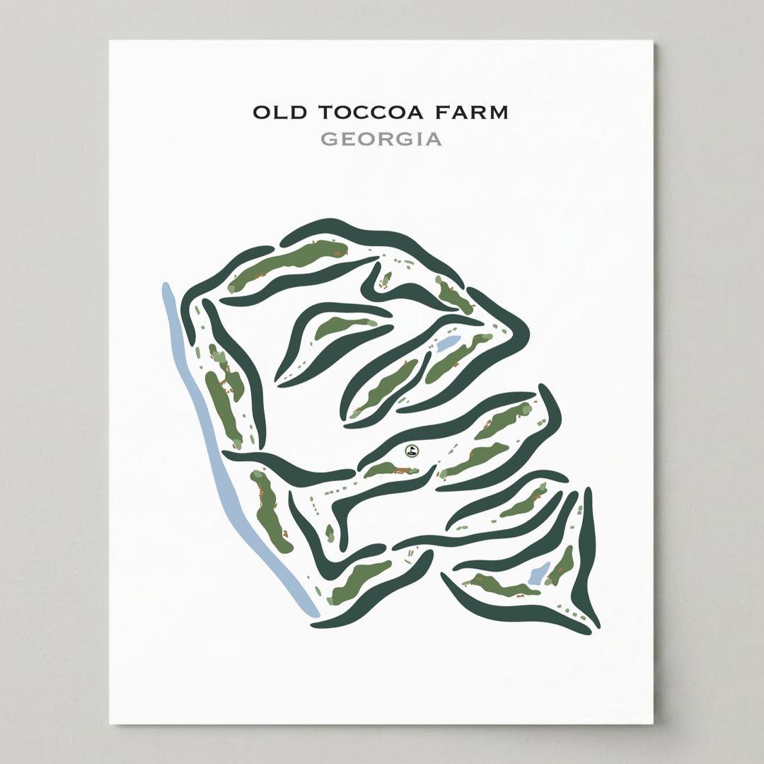 Old Toccoa Farm, Georgia - Printed Golf Courses