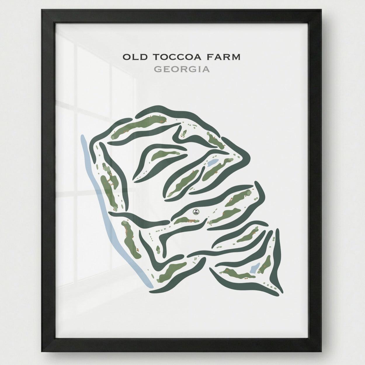 Old Toccoa Farm, Georgia - Printed Golf Courses