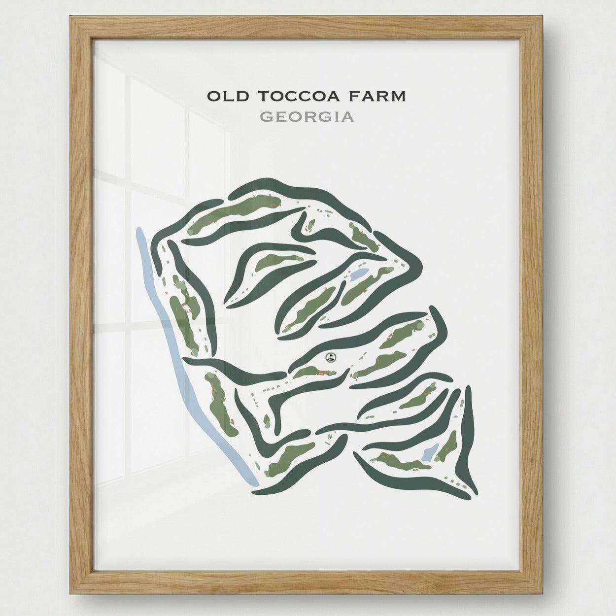 Old Toccoa Farm, Georgia - Printed Golf Courses