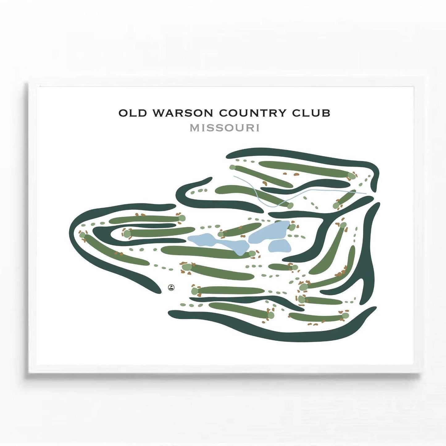 Old Warson Country Club, Missouri - Printed Golf Courses