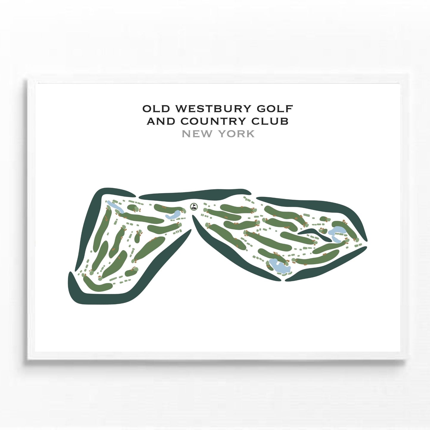 Old Westbury Golf & Country Club, New York - Printed Golf Courses