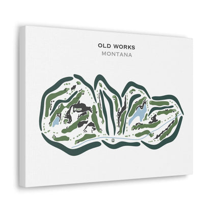 Old Works Golf Club, Montana - Printed Golf Courses