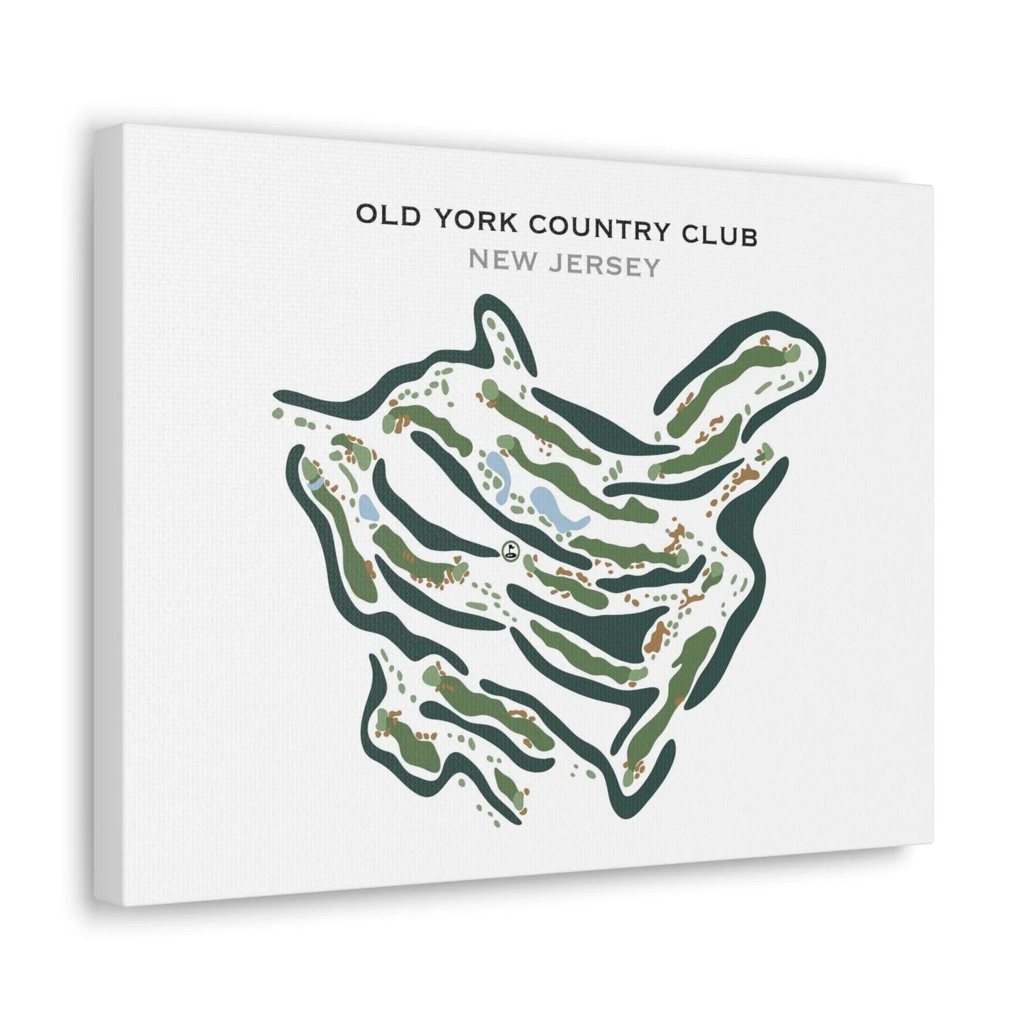 Old York Country Club, New Jersey - Printed Golf Courses