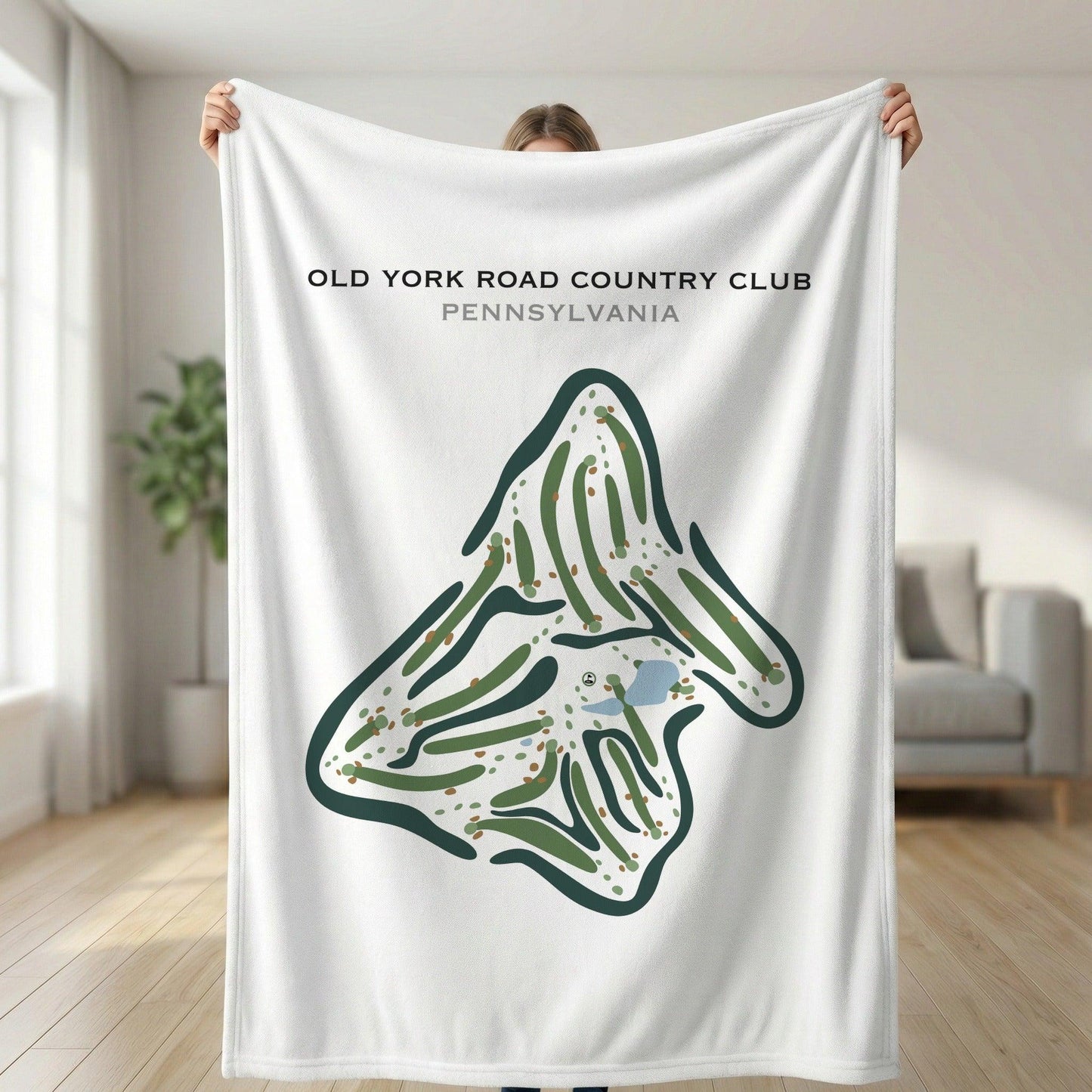 Old York Road Country Club, Pennsylvania - Printed Golf Courses