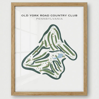 Old York Road Country Club, Pennsylvania - Printed Golf Courses