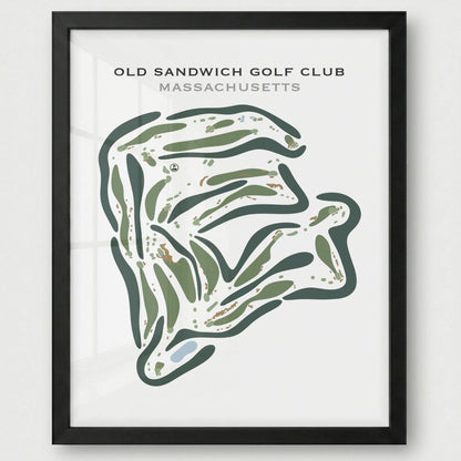 Old Sandwich Golf Club, Massachusetts - Printed Golf Courses