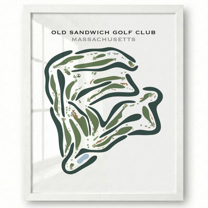 Old Sandwich Golf Club, Massachusetts - Printed Golf Courses