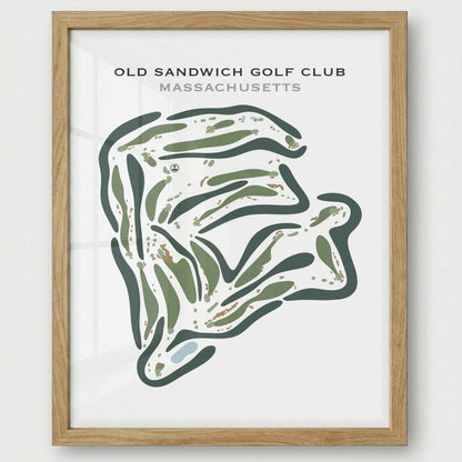 Old Sandwich Golf Club, Massachusetts - Printed Golf Courses