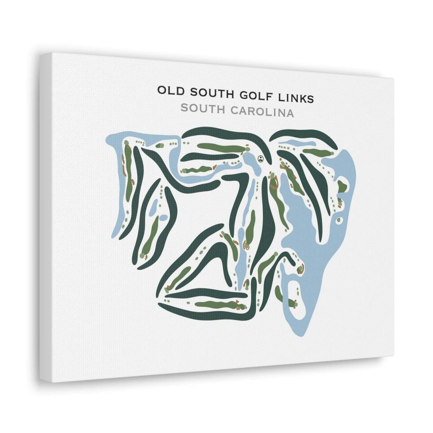Old South Golf Links, South Carolina - Printed Golf Courses