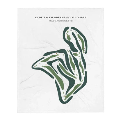 Olde Salem Greens Golf Course, Massachusetts - Printed Golf Courses