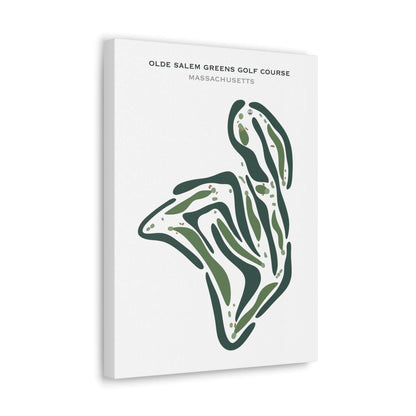 Olde Salem Greens Golf Course, Massachusetts - Printed Golf Courses