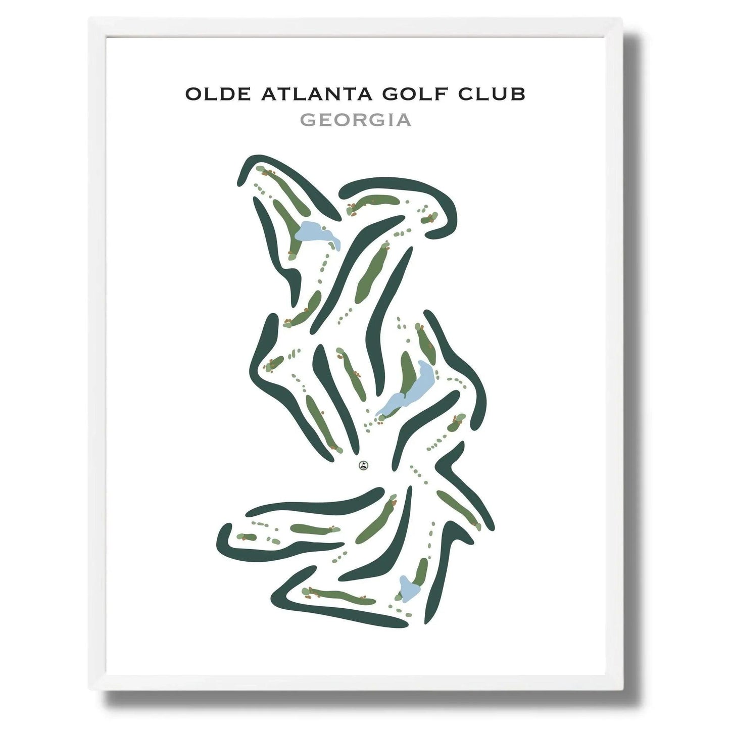 Olde Atlanta Golf Club, Georgia - Printed Golf Course