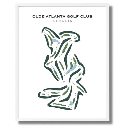 Olde Atlanta Golf Club, Georgia - Printed Golf Course