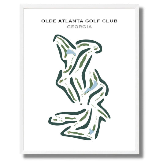 Olde Atlanta Golf Club, Georgia - Printed Golf Course