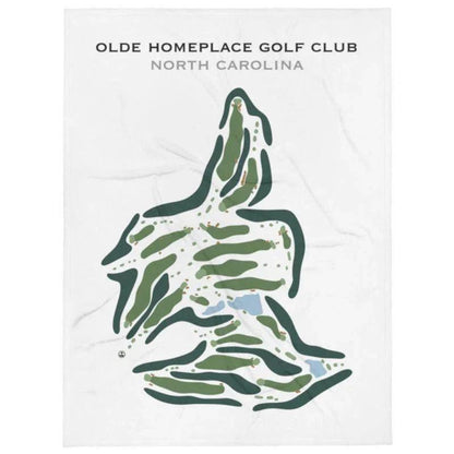 Olde Homeplace Golf Club, North Carolina - Printed Golf Course