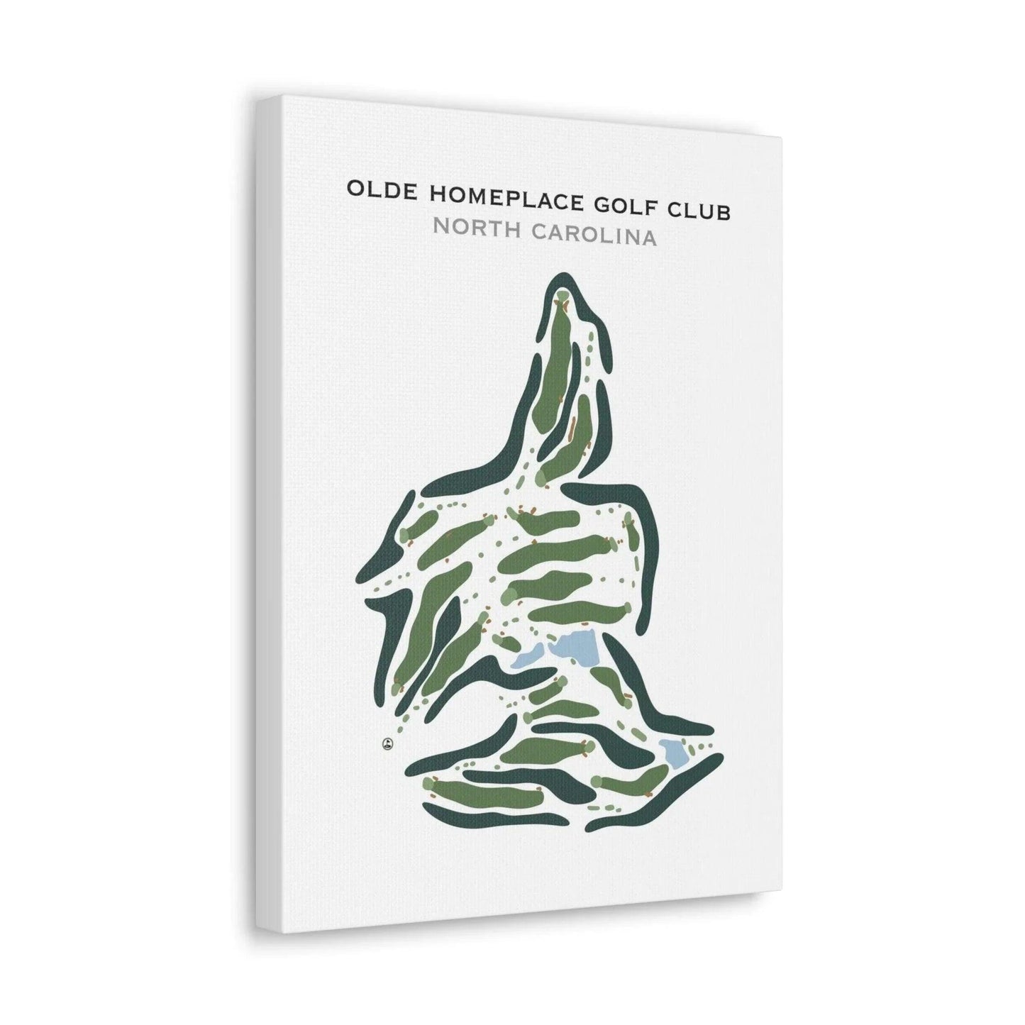 Olde Homeplace Golf Club, North Carolina - Printed Golf Course