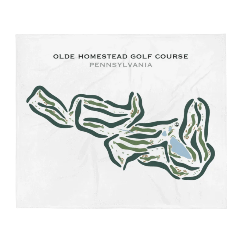 Olde Homestead Golf Course, Pennsylvania - Printed Golf Courses