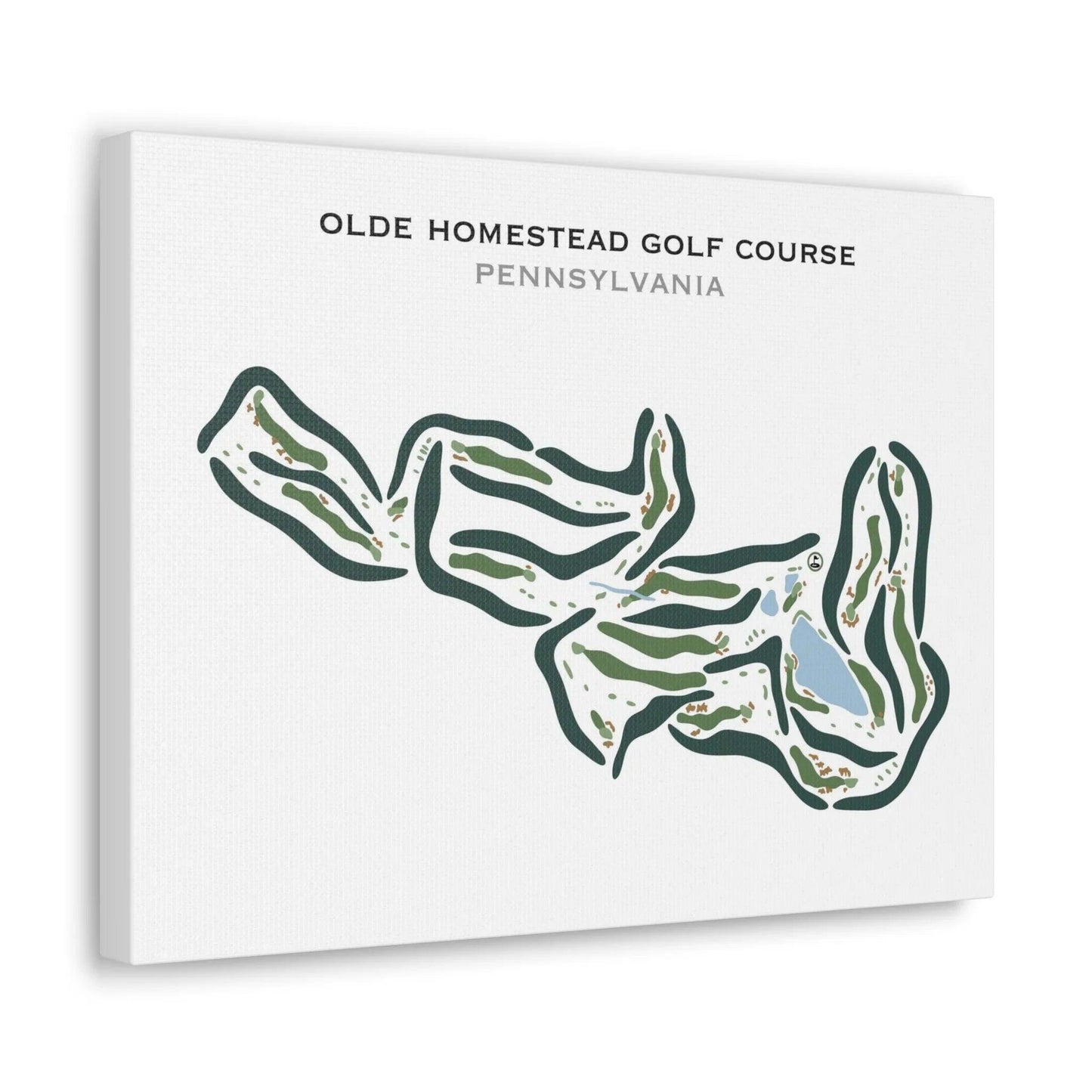 Olde Homestead Golf Course, Pennsylvania - Printed Golf Courses