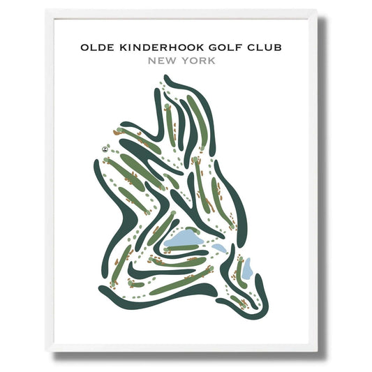 Olde Kinderhook Golf Club, New York - Printed Golf Courses